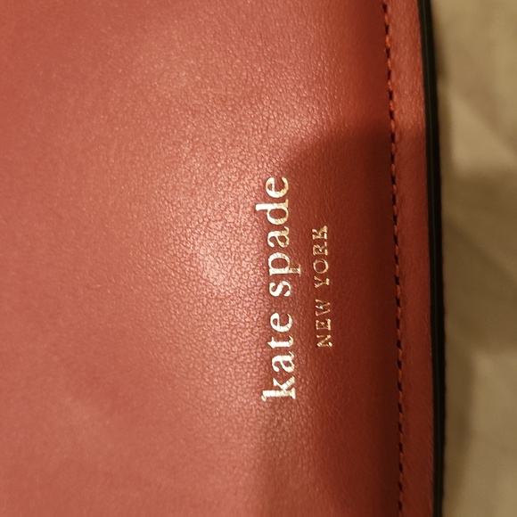 Kate Spade Suzie Large Suede Crossbody Purse with two straps - Picture 6 of 8